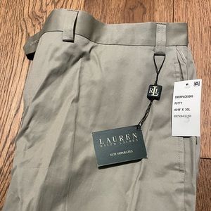 Ralph Lauren Men’s Dresspants, 40w X 30L In Putty